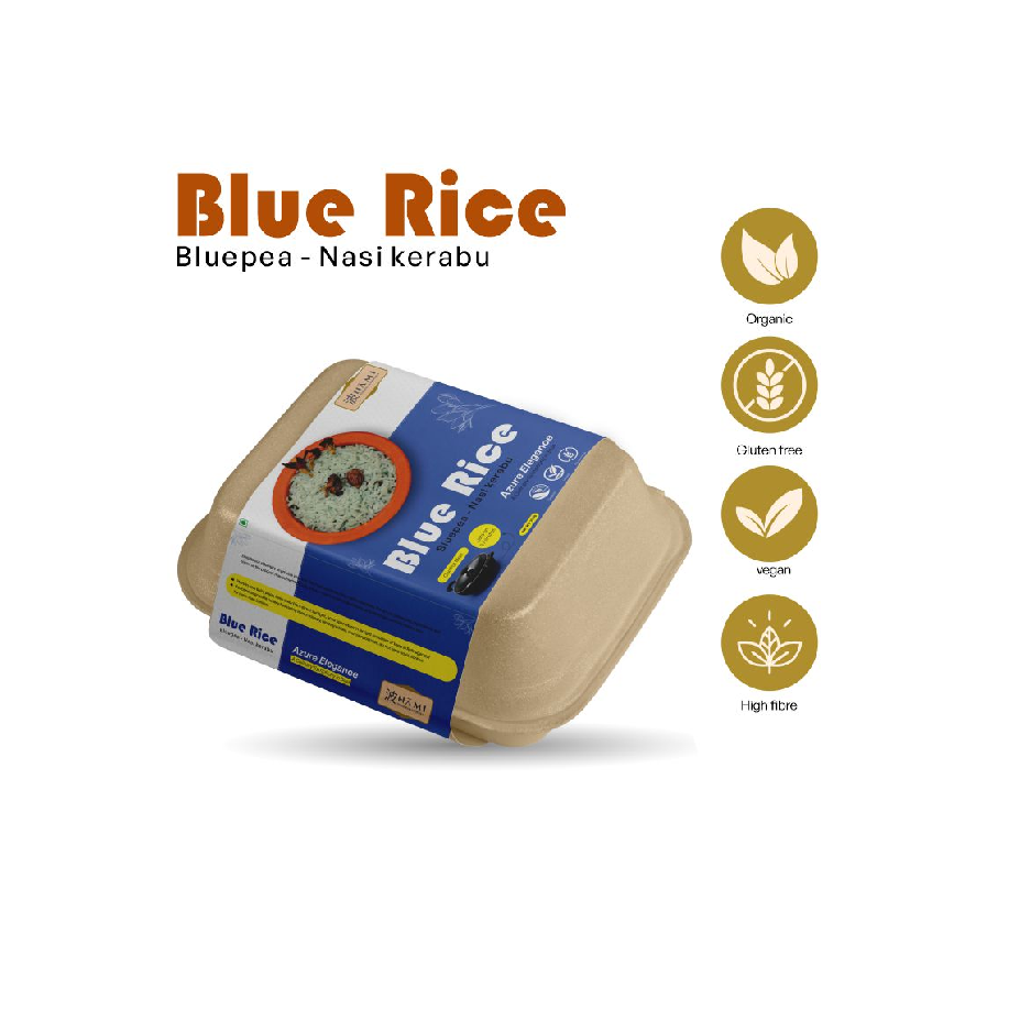 One Pot Blue Rice